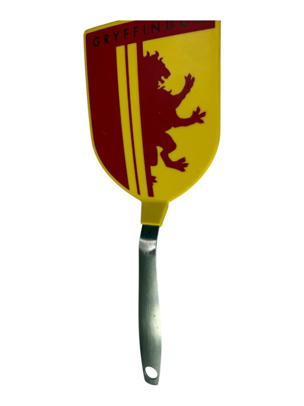 Williams Sonoma Spatula Red Yellow.  Stainless Steel Handle.  Harry Potter Theme